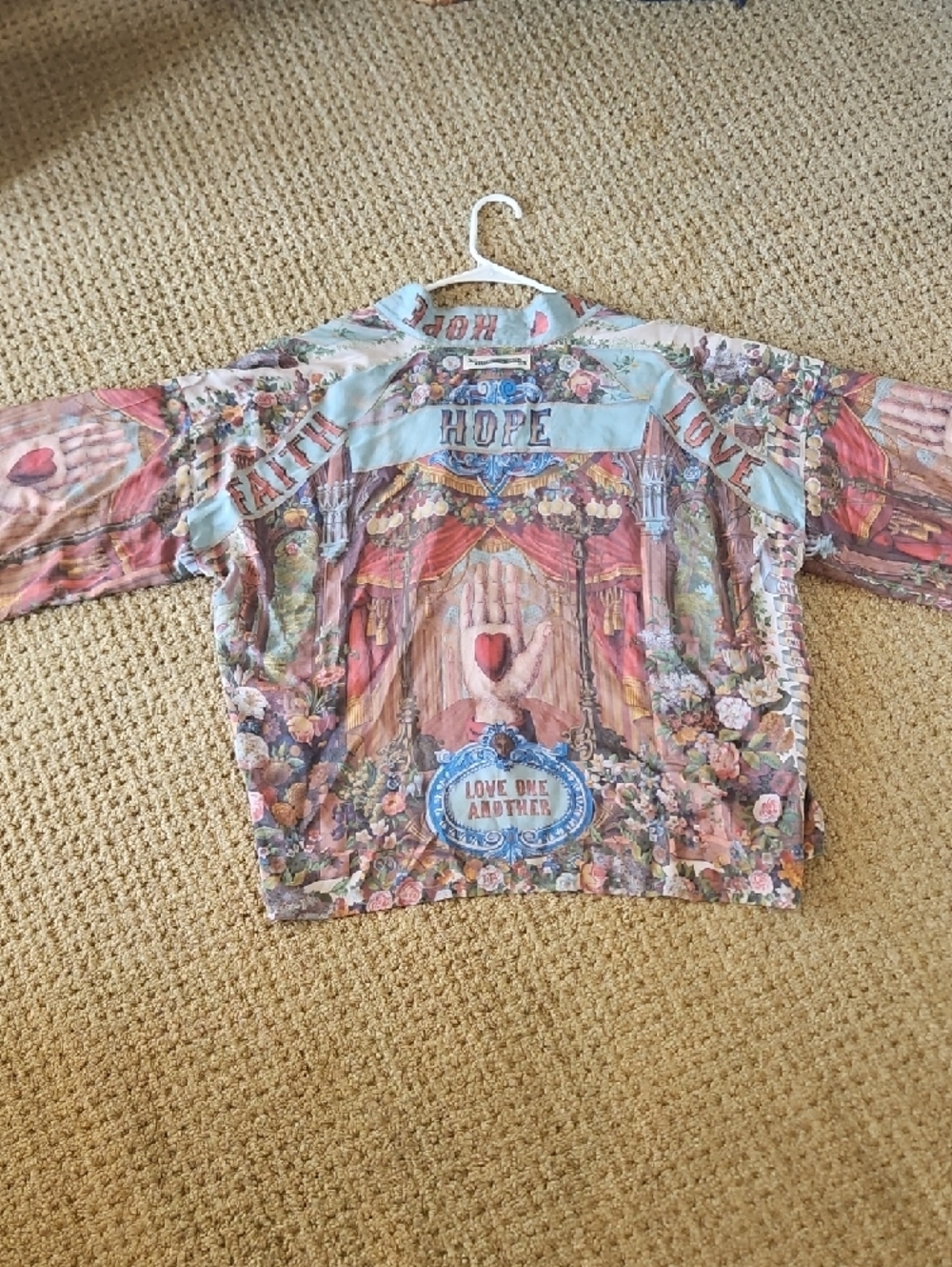 Boho Floral Printed Open-Front Jacket - Multi 100% Viscose - Picture 8 of 10